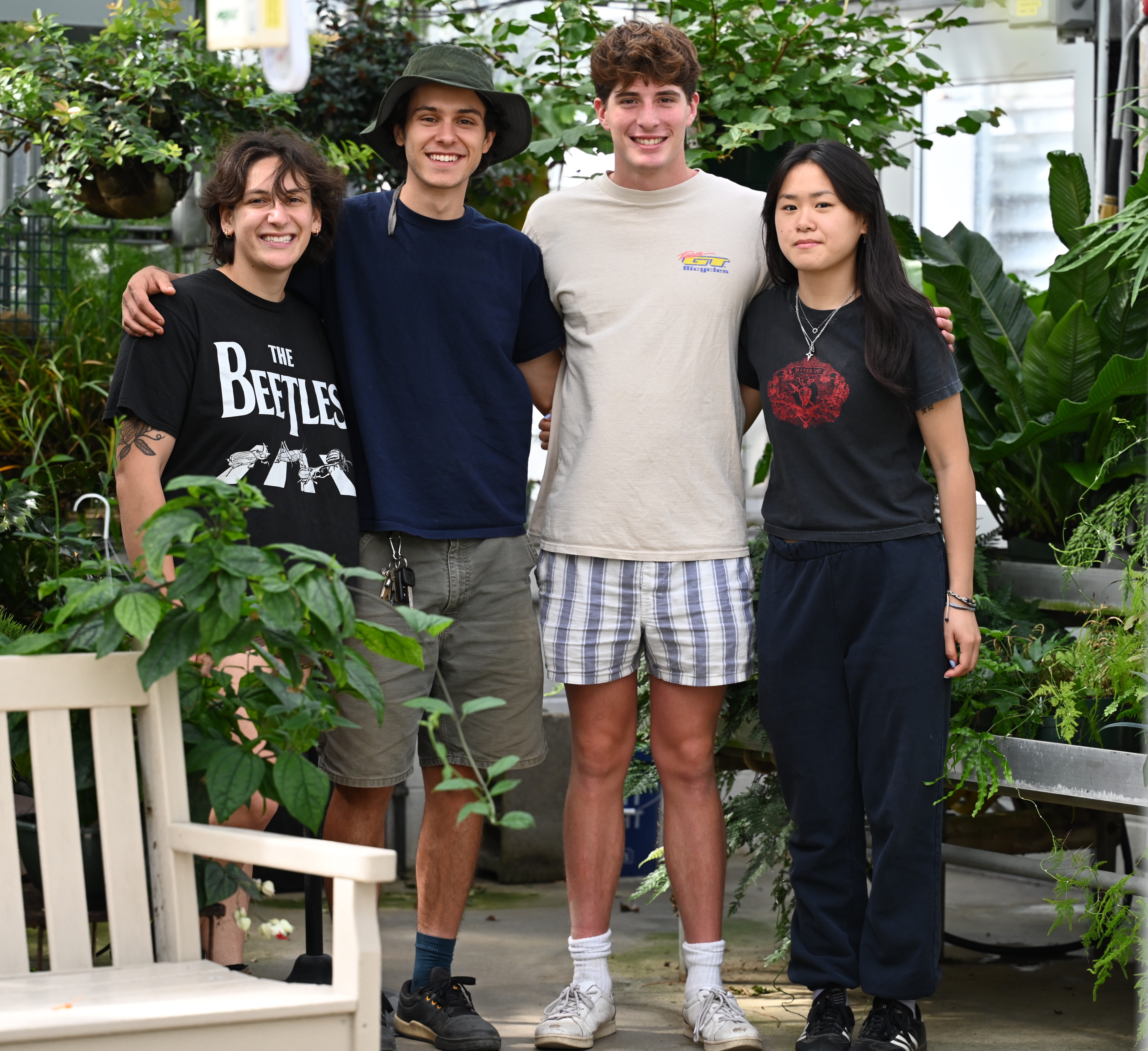 Ollie Leibovich & Nolan Kurtz | Giving a tour of UVM GH to Joy Tang & Julie Suarez from Colgate University — Summer 2025